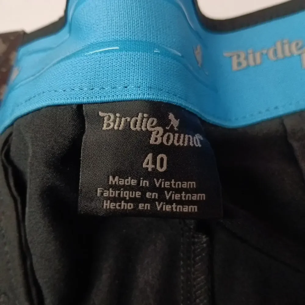 Birdie Bound Cargo Shorts Men's 40x9 Ultimate Black Stretch Easy Care Flex Waist